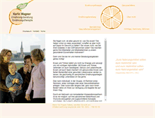 Tablet Screenshot of ernaehrung-wagner.de